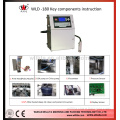 Small character inkjet printer and continuous feed inkjet printer